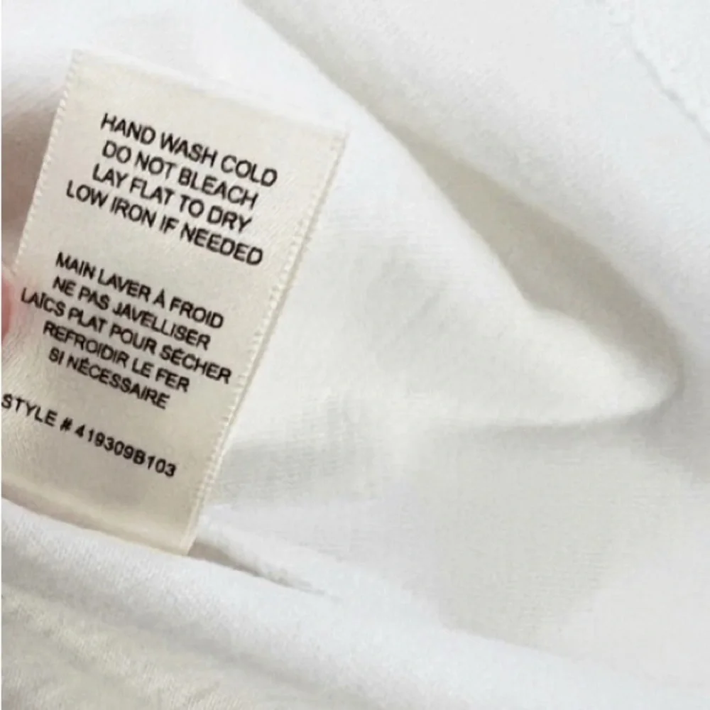 ANTHROPOLOGIE / La Vie WHITE COTTON EYELET TOP